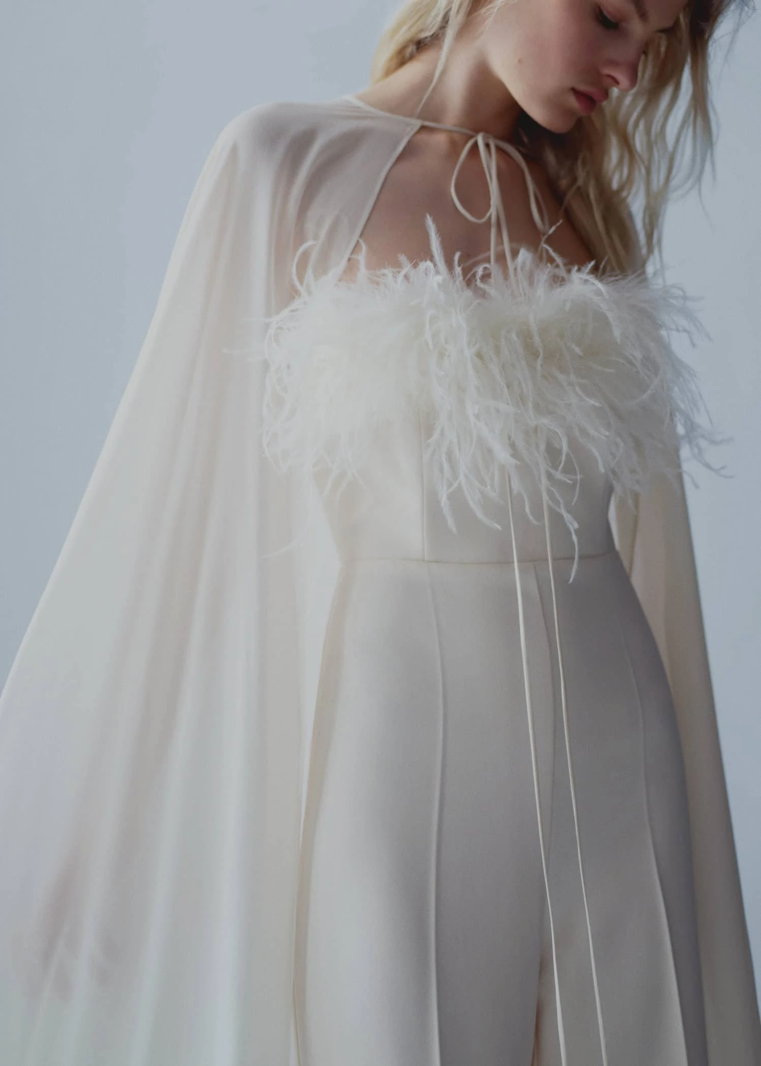 Longue Cape Ceinture à Nouer 1 Longue Cape Ceinture à Nouer