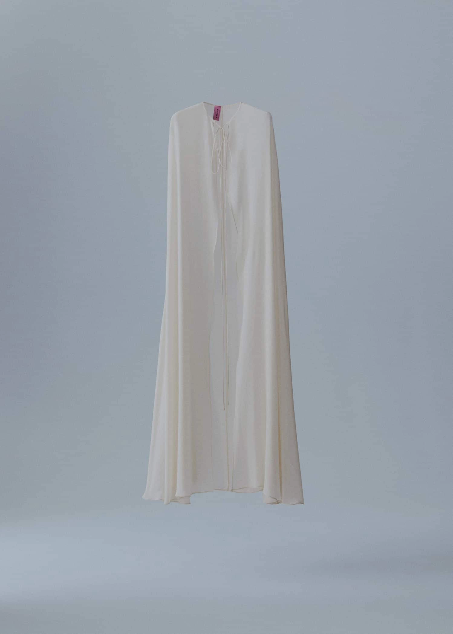 Longue Cape Ceinture à Nouer 6 Longue Cape Ceinture à Nouer – Image 6