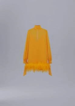 Robe Semi-transparente Plumes -New Trendy Shop 57041175 12 B