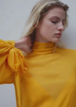 Robe Semi-transparente Plumes -New Trendy Shop 57041175 12 D1