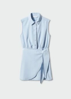 Robe Courte Cache-cœur -New Trendy Shop 57042507 TC B