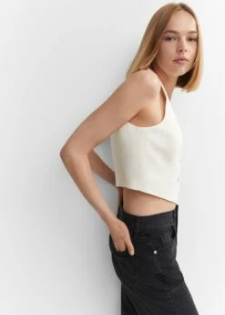 Gilet Ajusté Boutons -New Trendy Shop 57042882 01 D2