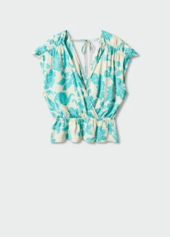 Blouse Cache-cœur à Fleurs -New Trendy Shop 57042887 05 B