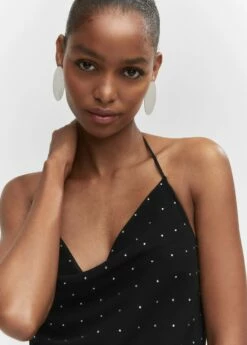 Robe Col Bénitier Strass -New Trendy Shop 57042889 99 D1