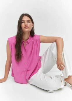 Chemise Sans Manches Boutons 17 Chemise Sans Manches Boutons -New Trendy Shop 57042892 85 D2