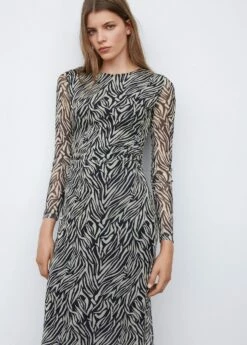Robe Midi En Imprimé Animal -New Trendy Shop 57043804 99