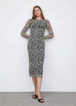 Robe Midi En Imprimé Animal -New Trendy Shop 57043804 99 99999999 01