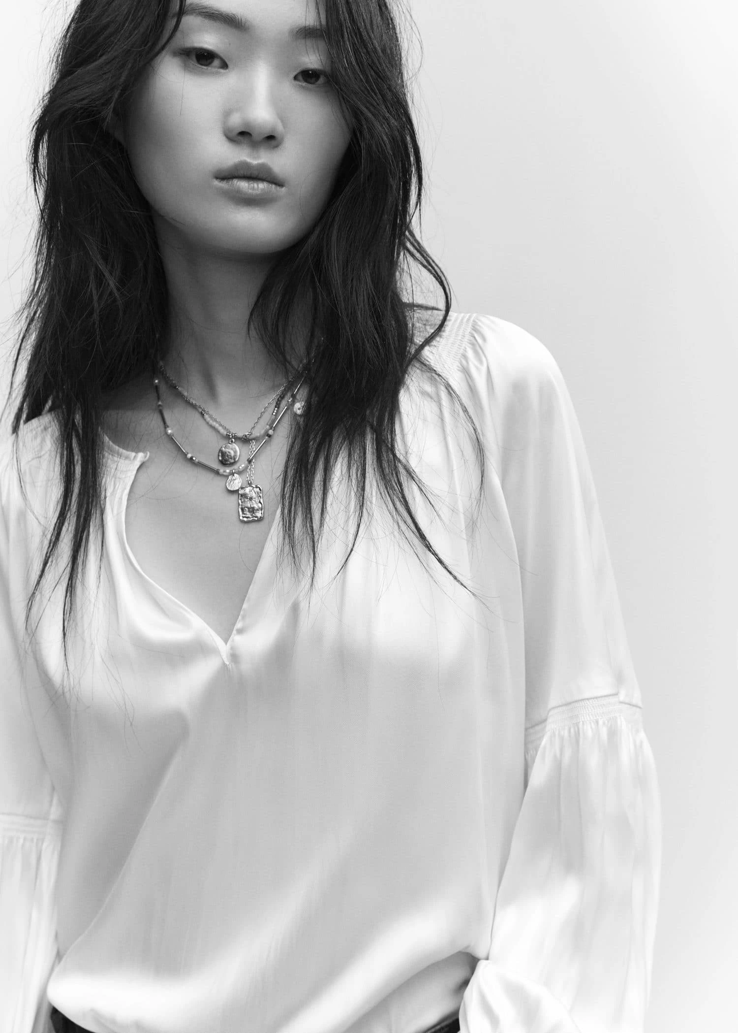 Blouse Froncée Bouton 4 Blouse Froncée Bouton – Image 4