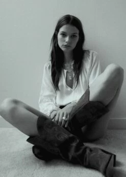 Blouse Froncée Bouton 25 Blouse Froncée Bouton -New Trendy Shop 57043807 02 D6