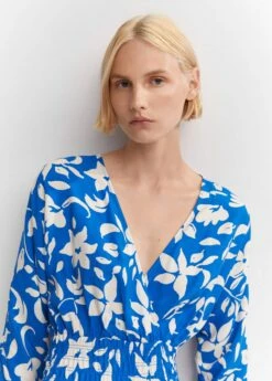 Robe Imprimée Détail Froncé -New Trendy Shop 57043808 52 D1