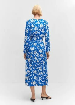 Robe Imprimée Détail Froncé -New Trendy Shop 57043808 52 R