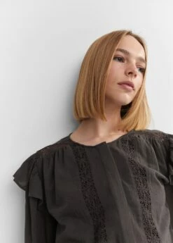 Robe Courte Détails Dentelle 11 Robe Courte Détails Dentelle -New Trendy Shop 57043810 95 D1