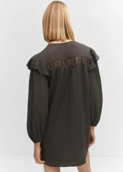 Robe Courte Détails Dentelle 10 Robe Courte Détails Dentelle -New Trendy Shop 57043810 95 R