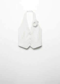 Gilet Empiècement Fleur -New Trendy Shop 57043820 05 B