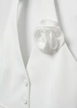 Gilet Empiècement Fleur -New Trendy Shop 57043820 05 D8