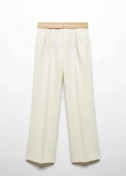 Pantalon Taille Retournée Pinces 13 Pantalon Taille Retournée Pinces -New Trendy Shop 57043823 05 B