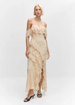 Robe à Pois à Volants -New Trendy Shop 57044432 02 99999999 01