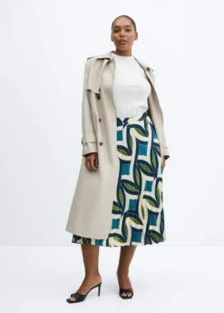 Jupe Plissée Imprimée -New Trendy Shop 57044434 52 D3