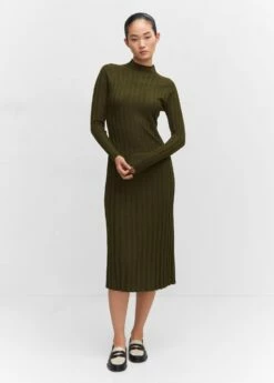 Robe Maille Côtelée Col Montant -New Trendy Shop 57044763 37 99999999 01