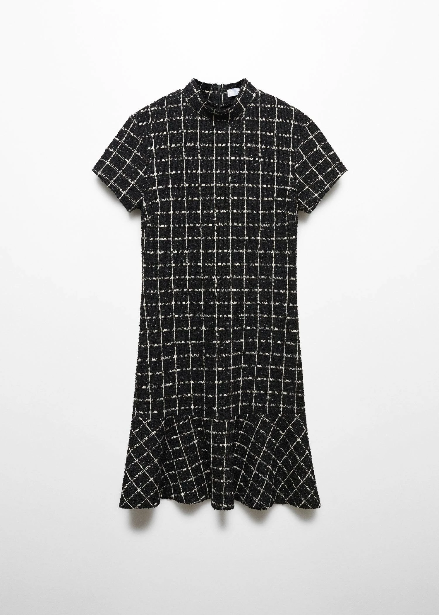 Robe Tweed Bas Volanté 7 Robe Tweed Bas Volanté – Image 7