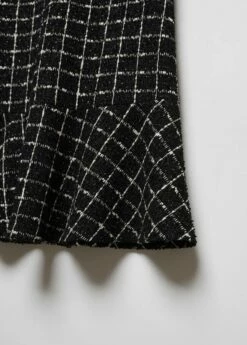 Robe Tweed Bas Volanté 12 Robe Tweed Bas Volanté -New Trendy Shop 57045797 99 D8