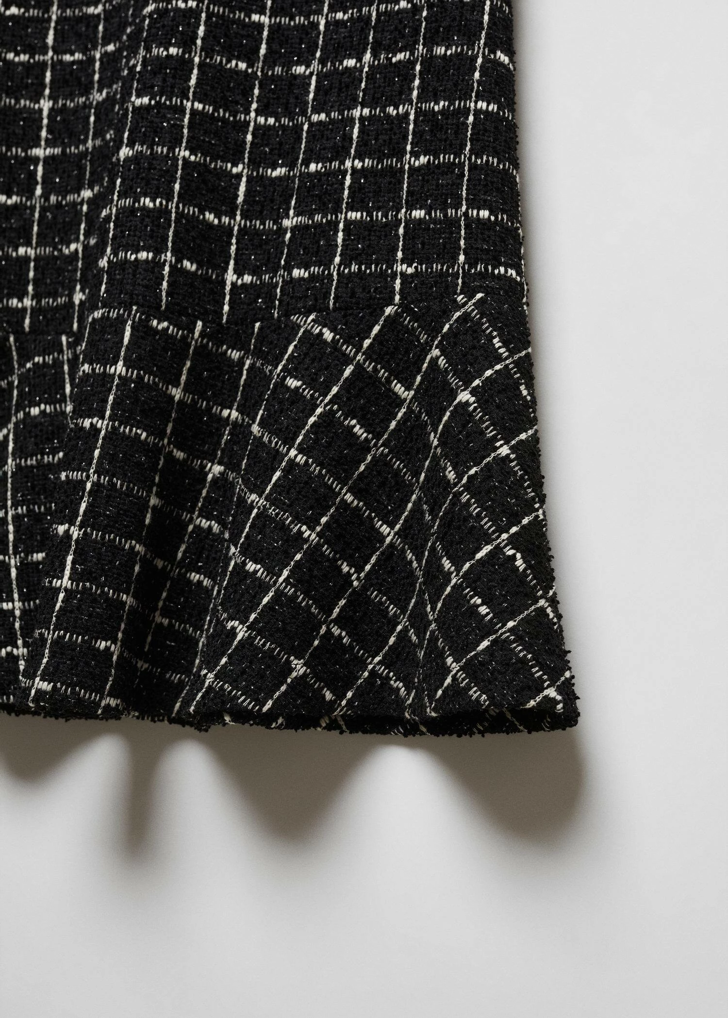 Robe Tweed Bas Volanté 6 Robe Tweed Bas Volanté – Image 6