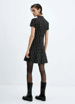 Robe Tweed Bas Volanté 9 Robe Tweed Bas Volanté -New Trendy Shop 57045797 99 R