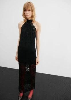 Robe Dentelle Emmanchures Américaines -New Trendy Shop 57046022 99