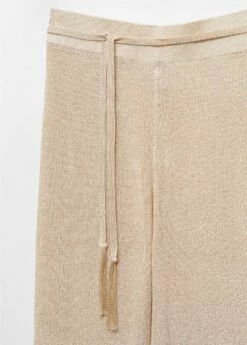 Pantalon évasé Maille Lurex -New Trendy Shop 57047717 OR D8