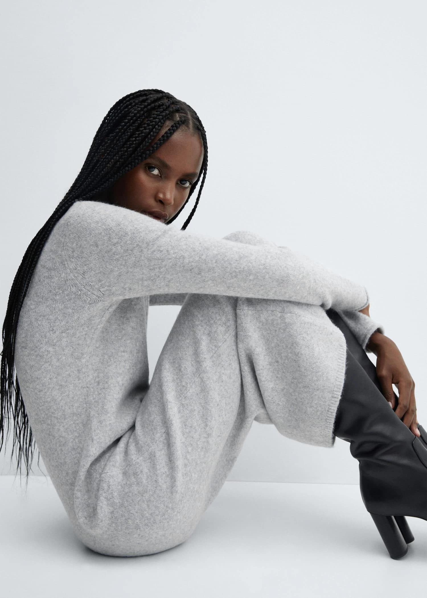 Robe Maille Col Montant 11 Robe Maille Col Montant – Image 11