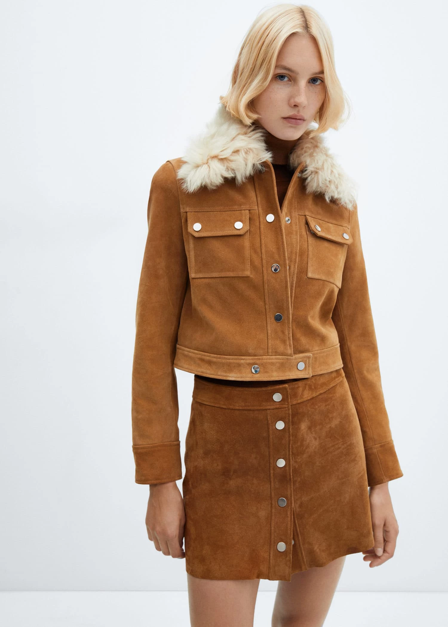 Jupe Cuir Boutons 4 Jupe Cuir Boutons – Image 4