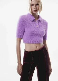 Pantalon Velours évasé -New Trendy Shop 57047762 76 D1