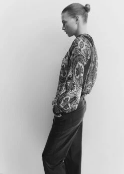 Blouse Semi-transparente Imprimée -New Trendy Shop 57048277 99 D2