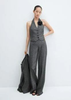 Pantalon De Costume Laine -New Trendy Shop 57048279 99 D2