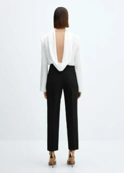 Blouse épaulettes Ouverte Dans Le Dos 10 Blouse épaulettes Ouverte Dans Le Dos -New Trendy Shop 57049106 01 R