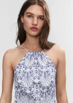 Robe Brodée Emmanchures Américaines -New Trendy Shop 57050087 52 D1