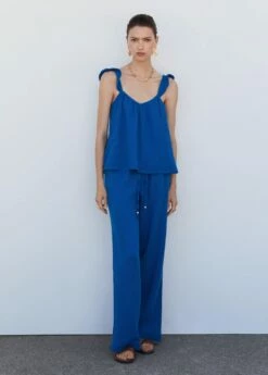 Pantalon Coton Taille élastique -New Trendy Shop 57050101 52 99999999 01