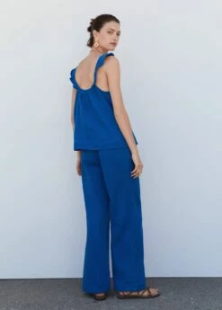 Pantalon Coton Taille élastique -New Trendy Shop 57050101 52 R