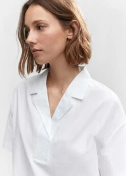 Chemise Coton Manches Courtes -New Trendy Shop 57050113 02 D1