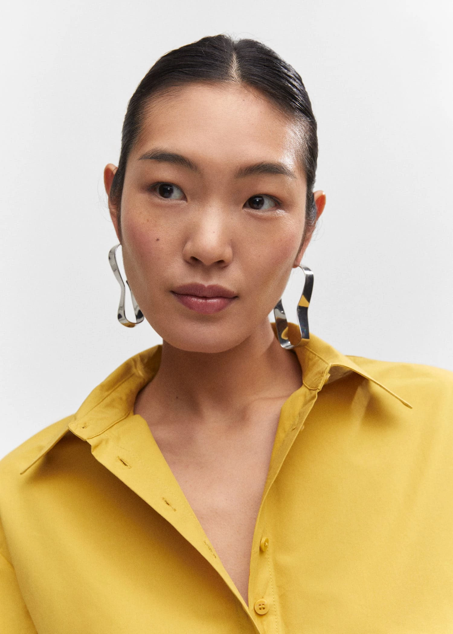 Chemise Crop 100 % Coton 4 Chemise Crop 100 % Coton – Image 4