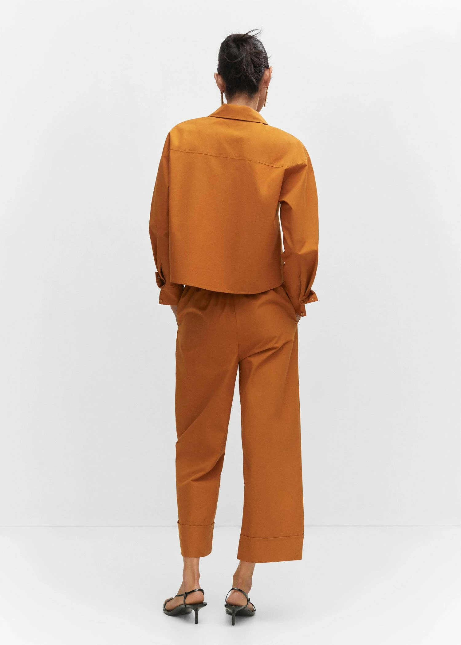 Chemise Crop 100 % Coton 11 Chemise Crop 100 % Coton – Image 11