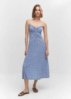 Robe à Fleurs Détail Froncé -New Trendy Shop 57050177 52 99999999 01