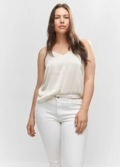 Top Satiné Bretelles -New Trendy Shop 57050188 05 D5