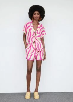 Chemise Lin Imprimée 8 Chemise Lin Imprimée -New Trendy Shop 57050199 88 99999999 01