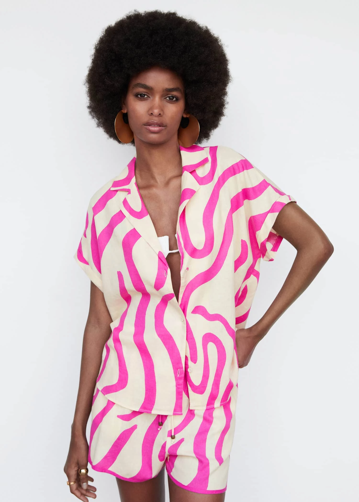 Chemise Lin Imprimée 1 Chemise Lin Imprimée