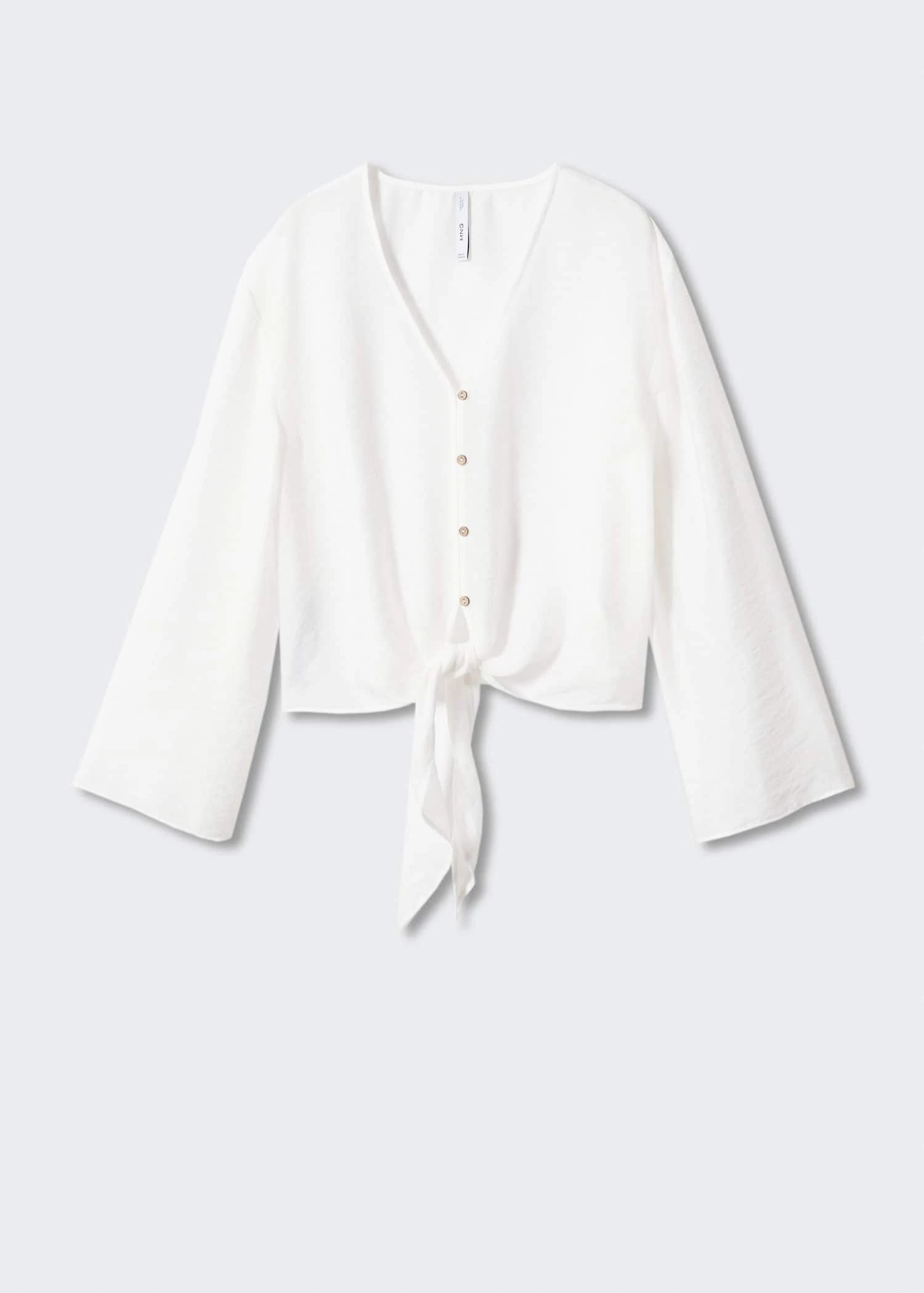 Blouse Manches Cloche Nœud 8 Blouse Manches Cloche Nœud – Image 8