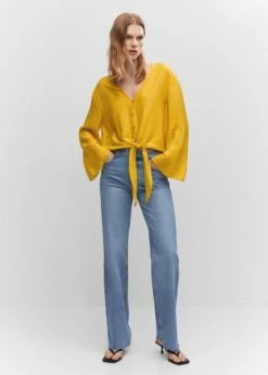 Blouse Manches Cloche Nœud 29 Blouse Manches Cloche Nœud -New Trendy Shop 57050213 11 99999999 01