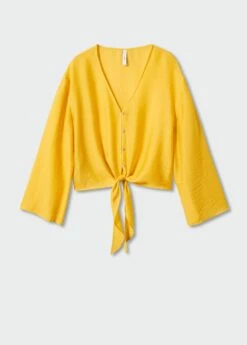 Blouse Manches Cloche Nœud 33 Blouse Manches Cloche Nœud -New Trendy Shop 57050213 11 B