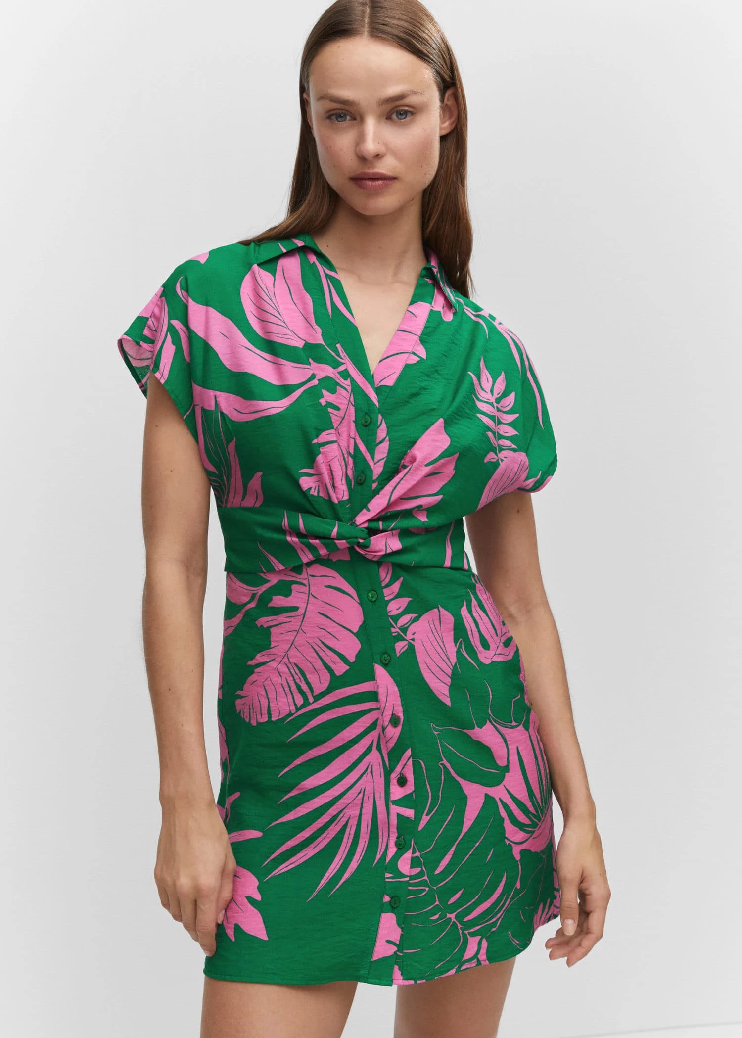Robe Chemise Tropicale 10 Robe Chemise Tropicale – Image 10