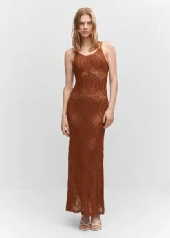 Robe Longue Maille Ajourée 9 Robe Longue Maille Ajourée -New Trendy Shop 57050250 30 99999999 01